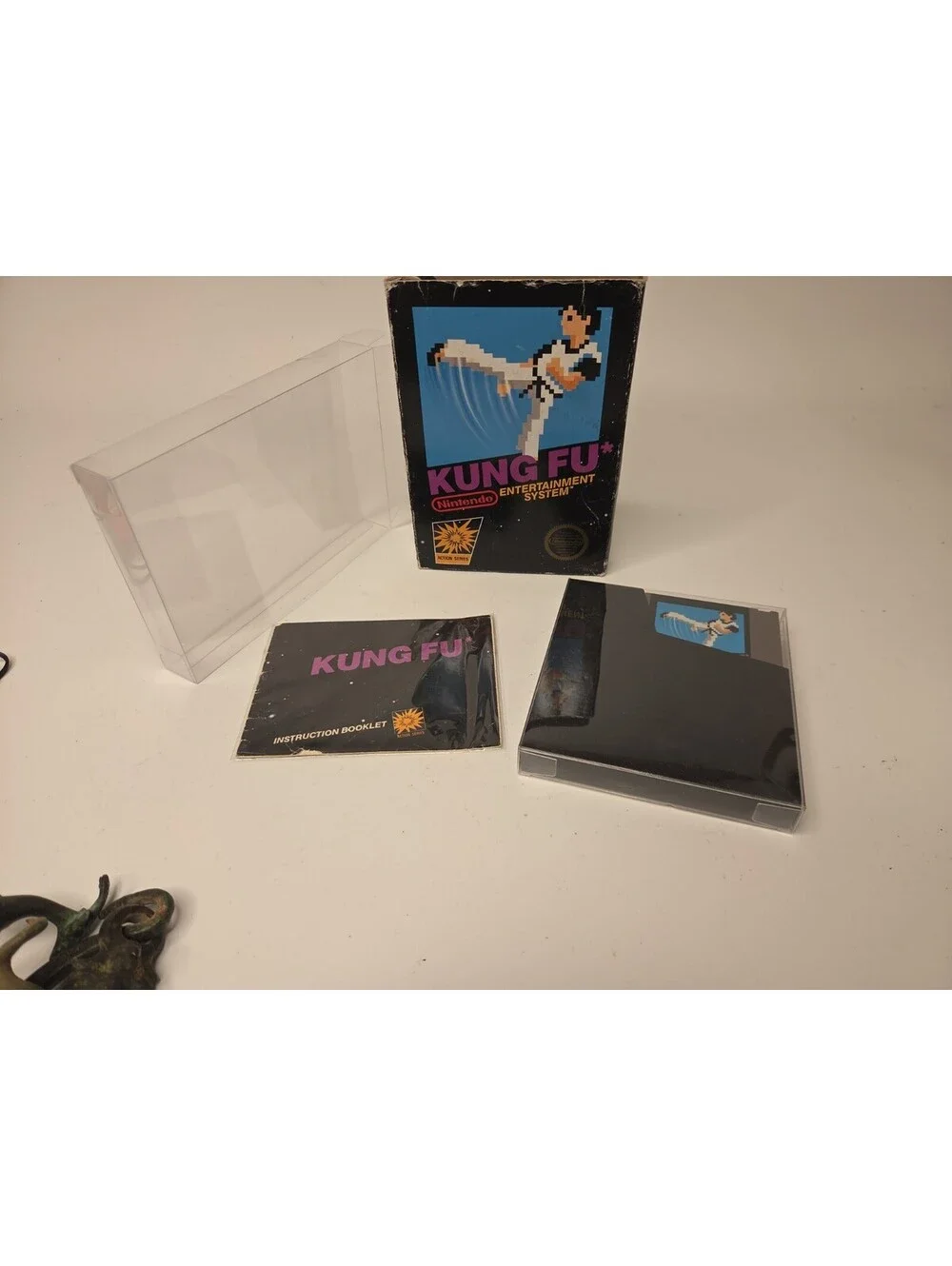 Kung Fu NES 5 Screw Complete in Box CIB Manual Sleeve Foam Tested